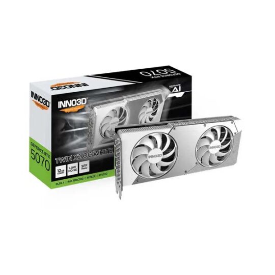 Inno3D Rtx 5070 Twin X2 OC White 12Gb GDDR7 Graphics Card Inno3D Rtx 5070 Twin X2 OC White 12Gb GDDR7 Graphics Card