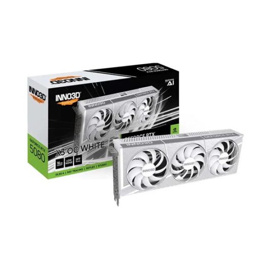 Inno3D Rtx 5080 X3 OC White 16Gb GDDR7 Graphics Card Inno3D Rtx 5080 X3 OC White 16Gb GDDR7 Graphics Card