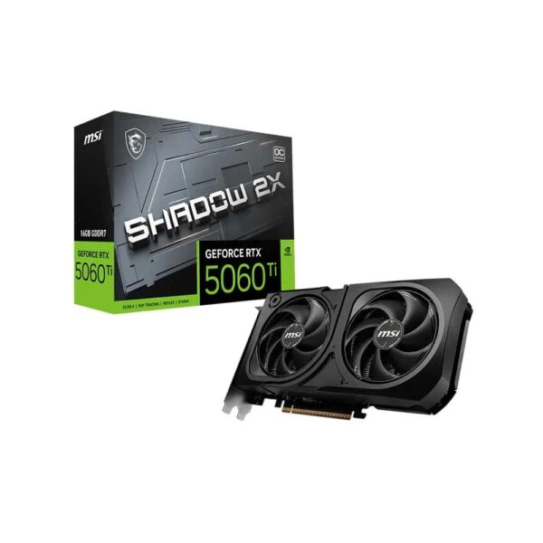 MSI GeForce RTX 5060 Ti 16G Shadow 2X OC Plus Graphic Card MSI GeForce RTX 5060 Ti 16G Shadow 2X OC Plus Graphic Card