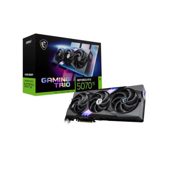 MSI GeForce RTX 5070 Ti Gaming Trio OC Plus 16GB GDDR7 Graphics Card MSI GeForce RTX 5070 Ti Gaming Trio OC Plus 16GB GDDR7 Graphics Card