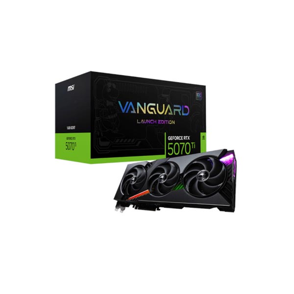 MSI GeForce RTX 5070 Ti Vanguard SOC Launch Edition 16GB GDDR7 Graphics Card MSI GeForce RTX 5070 Ti Vanguard SOC Launch Edition 16GB GDDR7 Graphics Card