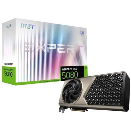 MSI GeForce RTX 5080 16G EXPERT OC Graphics Card MSI GeForce RTX 5080 16G EXPERT OC Graphics Card