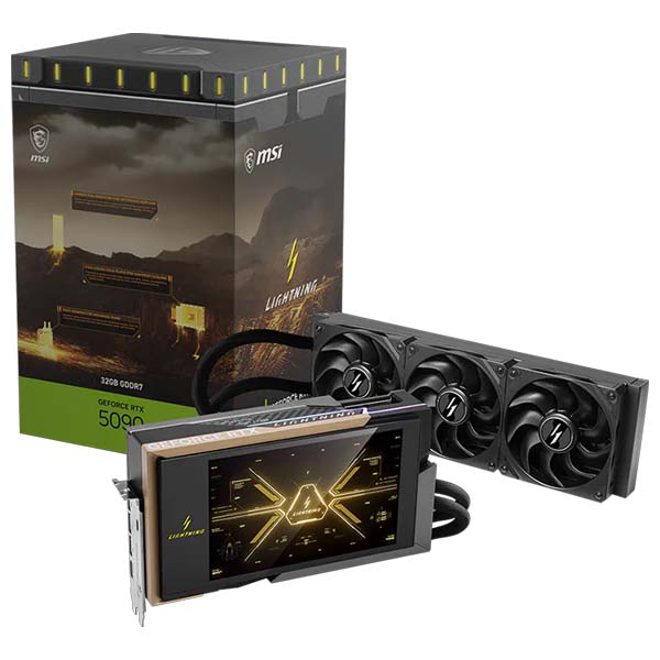 MSI RTX 5090 Lightning Z 32GB GDDR7 Graphics Card MSI RTX 5090 Lightning Z 32GB GDDR7 Graphics Card