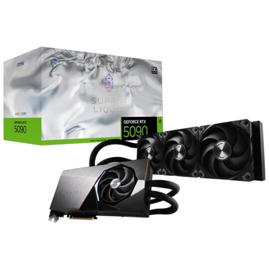MSI GeForce RTX 5090 Suprim Liquid OC 32GB Graphic Card MSI GeForce RTX 5090 Suprim Liquid OC 32GB Graphic Card