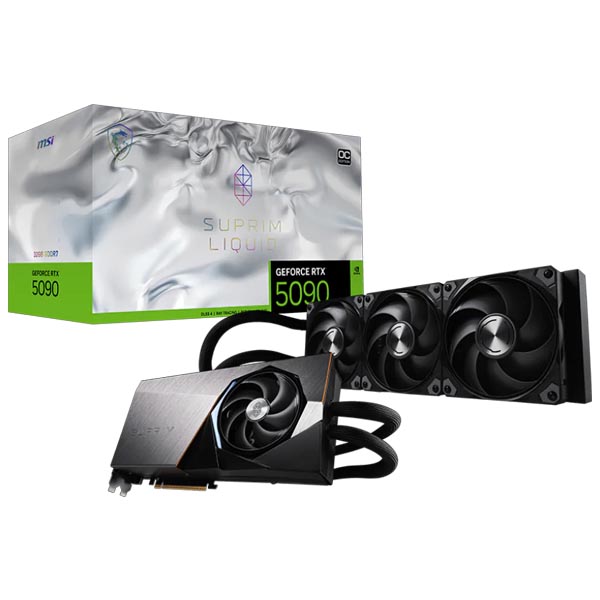 MSI GeForce RTX 5090 Suprim Liquid OC 32GB Graphic Card MSI GeForce RTX 5090 Suprim Liquid OC 32GB Graphic Card