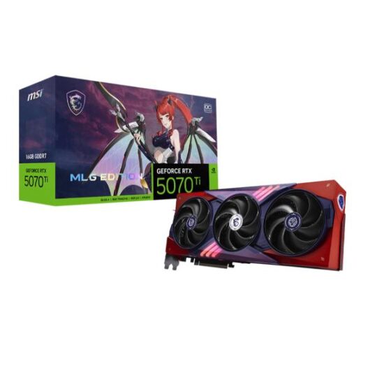 MSI RTX 5070 Ti MLG Edition OC 16GB GDDR7 Graphics Card MSI RTX 5070 Ti MLG Edition OC 16GB GDDR7 Graphics Card