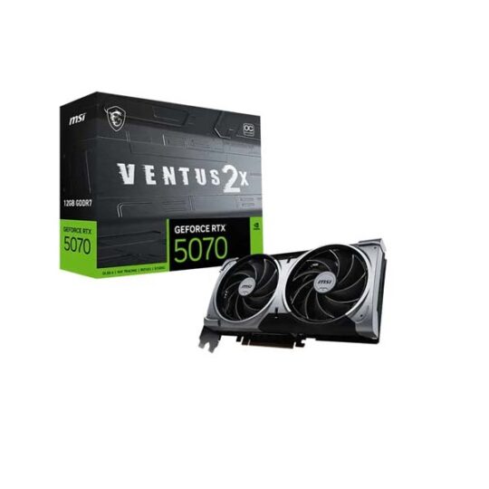 MSI RTX 5070 Ventus 2X OC 12GB GDDR7 Graphics Card MSI RTX 5070 Ventus 2X OC 12GB GDDR7 Graphics Card