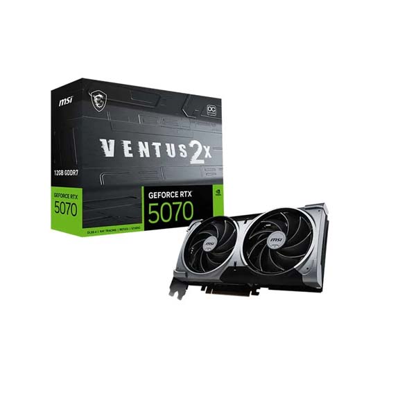 MSI RTX 5070 Ventus 2X OC 12GB GDDR7 Graphics Card MSI RTX 5070 Ventus 2X OC 12GB GDDR7 Graphics Card