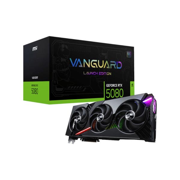 MSI Rtx 5080 Vanguard SOC Launch Edition 16Gb GDDR7 Graphics Card MSI Rtx 5080 Vanguard SOC Launch Edition 16Gb GDDR7 Graphics Card