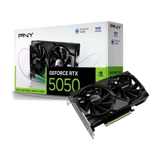 PNY GeForce RTX 5050 8GB GDDR6 Graphics Card PNY GeForce RTX 5050 8GB GDDR6 Graphics Card