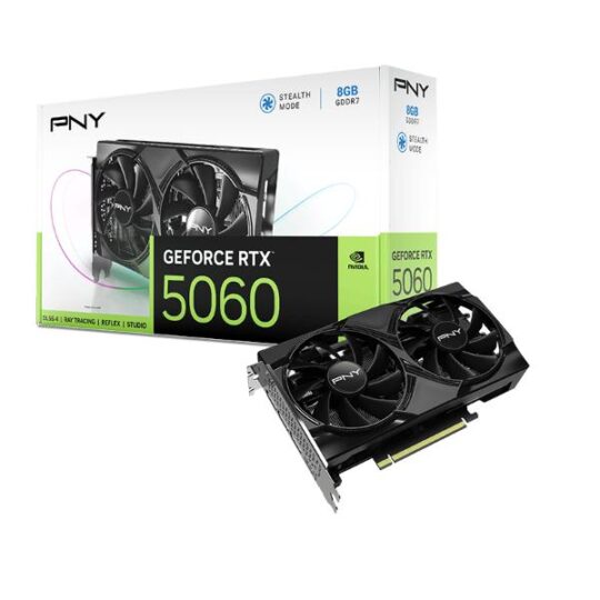 PNY GeForce RTX 5060 Dual Fan GPU PNY GeForce RTX 5060 Dual Fan GPU