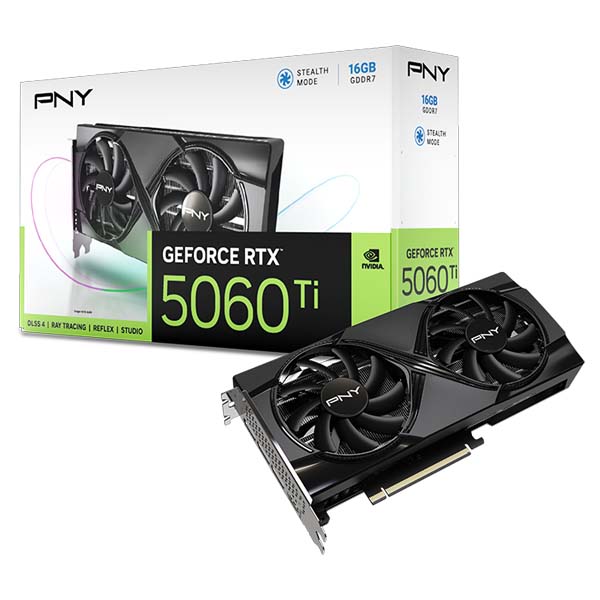 PNY GeForce RTX 5060 Ti 16GB Graphics Card PNY GeForce RTX 5060 Ti 16GB Graphics Card