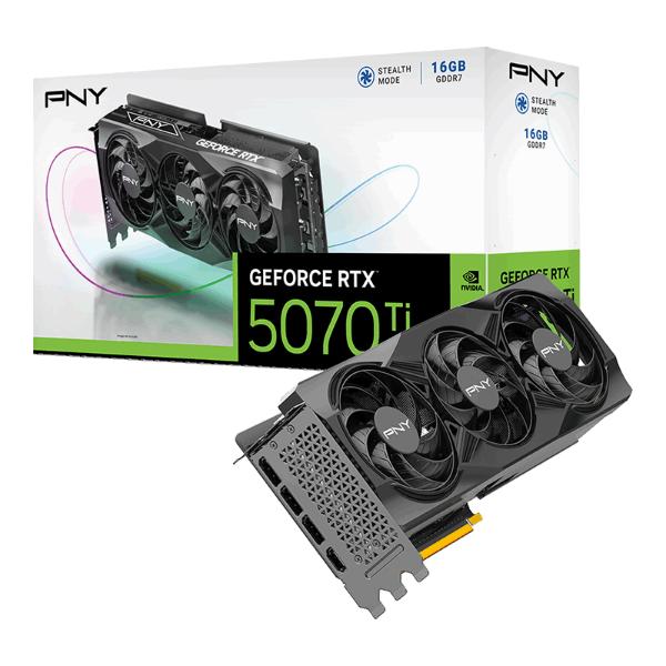 PNY GeForce RTX 5070 Ti Triple Fan GPU PNY GeForce RTX 5070 Ti Triple Fan GPU