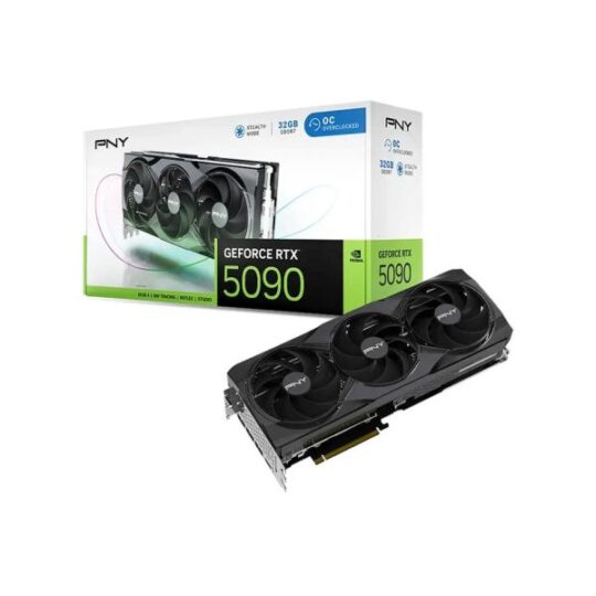 PNY RTX 5090 OC Triple Fan 32Gb GDDR7 Graphics Card (VCG509032TFXPB1-O) PNY RTX 5090 OC Triple Fan 32Gb GDDR7 Graphics Card (VCG509032TFXPB1-O)
