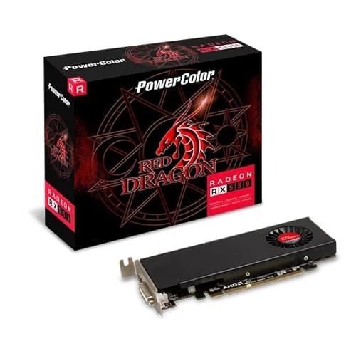 PowerColor RX 550 Red Dragon 2GB GDDR5 Low Profile Graphics Card PowerColor RX 550 Red Dragon 2GB GDDR5 Low Profile Graphics Card