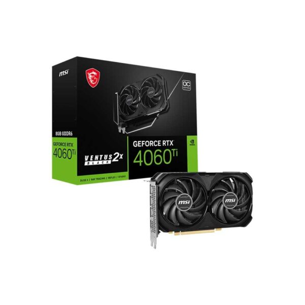 Msi Geforce Rtx 4060 Ti Ventus 2x Black 8gb Oc Graphics Card Msi Geforce Rtx 4060 Ti Ventus 2x Black 8gb Oc Graphics Card