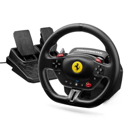 Thrustmaster T98 Ferrari 296 GTB Racing Wheel & Pedal Set for PC, PS4 & PS5