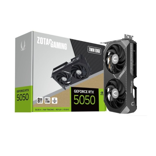 ZOTAC GAMING GeForce RTX 5050 Twin Edge Graphics Card ZOTAC GAMING GeForce RTX 5050 Twin Edge Graphics Card