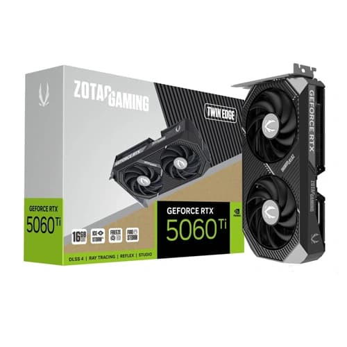 ZOTAC GAMING GeForce RTX 5060 Ti 16GB Twin Edge ZOTAC GAMING GeForce RTX 5060 Ti 16GB Twin Edge