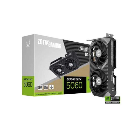 ZOTAC Gaming RTX 5060 Twin Edge OC 8GB GDDR7 Graphics Card ZOTAC Gaming RTX 5060 Twin Edge OC 8GB GDDR7 Graphics Card