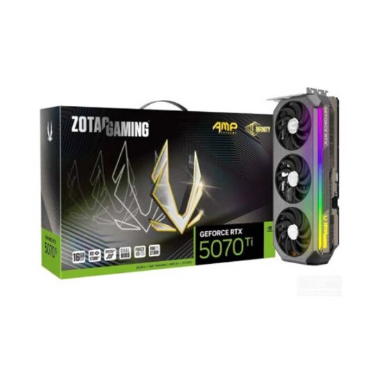 Zotac Gaming GeForce RTX 5070 Ti AMP Extreme Infinity 16GB GDDR7 Graphics Card Zotac Gaming GeForce RTX 5070 Ti AMP Extreme Infinity 16GB GDDR7 Graphics Card