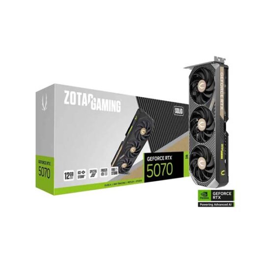 Zotac Gaming RTX 5070 Solid 12GB GDDR7 Graphics Card Zotac Gaming RTX 5070 Solid 12GB GDDR7 Graphics Card