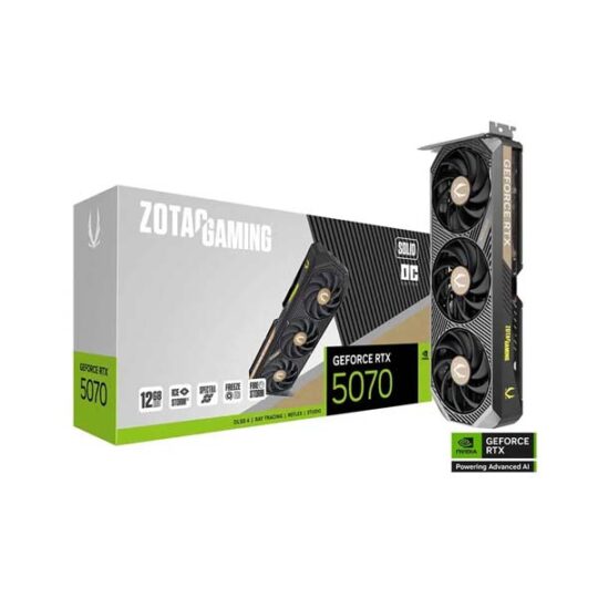 Zotac Gaming RTX 5070 Solid OC 12GB GDDR7 Graphics Card Zotac Gaming RTX 5070 Solid OC 12GB GDDR7 Graphics Card