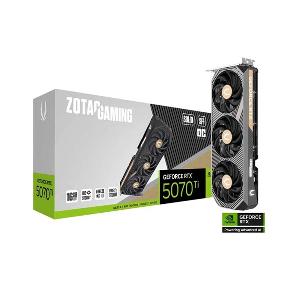 Zotac Gaming RTX 5070 Ti Solid SFF OC 16GB GDDR7 Graphics Card Zotac Gaming RTX 5070 Ti Solid SFF OC 16GB GDDR7 Graphics Card