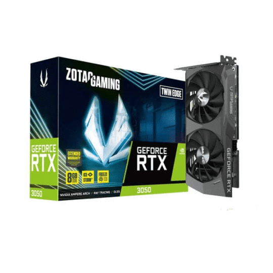 Zotac RTX 3050 Twin Edge LHR 8GB Gaming Graphics Card Zotac RTX 3050 Twin Edge LHR 8GB Gaming Graphics Card