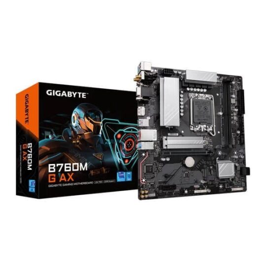 Gigabyte B760M G AX (Wi-Fi) DDR5 Motherboard Supports Intel 12th, 13th & 14th Gen Processors Gigabyte B760M G AX (Wi-Fi) DDR5 Motherboard Supports Intel 12th, 13th & 14th Gen Processors
