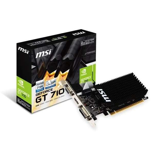 MSI GT 710 2GB DDR3 Low Profile Graphic Card MSI GT 710 2GB DDR3 Low Profile Graphic Card