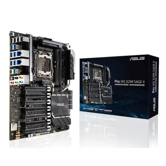 Asus Pro WS X299 Sage II LGA 2066 Intel Core X Workstation Motherboard Asus Pro WS X299 Sage II LGA 2066 Intel Core X Workstation Motherboard