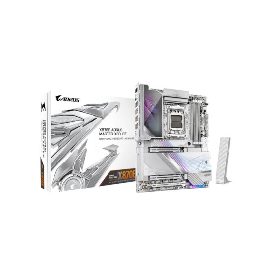 Gigabyte X870E Aorus Master X3D ICE Motherboard Gigabyte X870E Aorus Master X3D ICE Motherboard