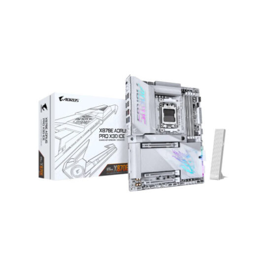 Gigabyte X870E Aorus Pro X3D Ice Motherboard Gigabyte X870E Aorus Pro X3D Ice Motherboard