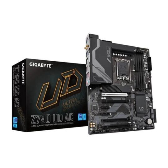 Gigabyte Z790 UD AC (Wi-Fi) Motherboard Supports Intel 12th, 13th & 14th Gen Processors Gigabyte Z790 UD AC (Wi-Fi) Motherboard Supports Intel 12th, 13th & 14th Gen Processors