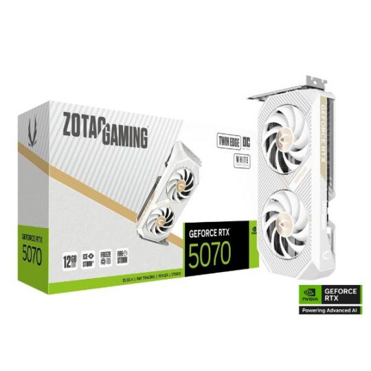 Zotac Gaming GeForce RTX 5070 Twin Edge OC 12GB GDDR7 Graphics Card (White) Zotac Gaming GeForce RTX 5070 Twin Edge OC 12GB GDDR7 Graphics Card (White)