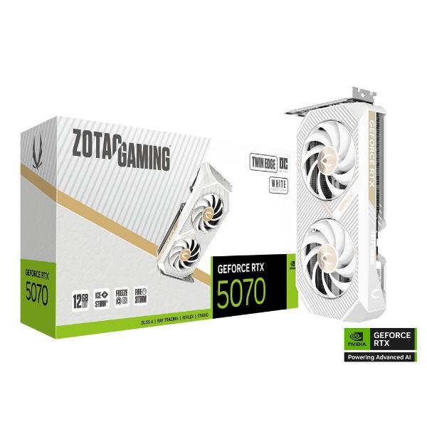 Zotac Gaming GeForce RTX 5070 Twin Edge OC 12GB GDDR7 Graphics Card (White) Zotac Gaming GeForce RTX 5070 Twin Edge OC 12GB GDDR7 Graphics Card (White)