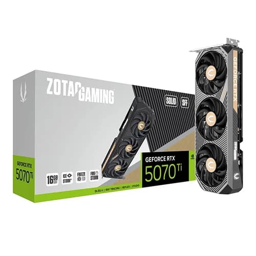 Zotac Gaming RTX 5070 Ti Solid SFF 16GB GDDR7 Graphics Card Zotac Gaming RTX 5070 Ti Solid SFF 16GB GDDR7 Graphics Card