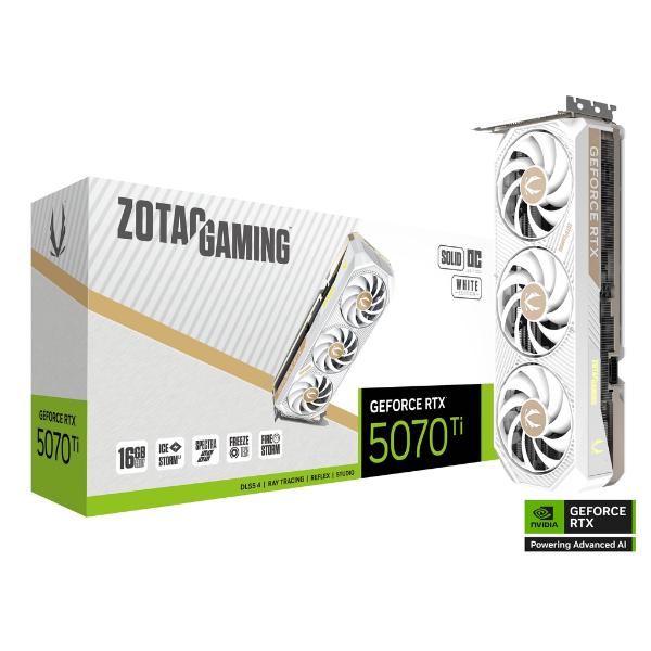 Zotac Gaming RTX 5070 Ti Solid Core OC 16GB GDDR7 Graphics Card (White) Zotac Gaming RTX 5070 Ti Solid Core OC 16GB GDDR7 Graphics Card (White)